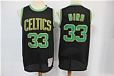 Celtics Bape 33 Larry Bird Black Hardwood Classics Jersey,baseball caps,new era cap wholesale,wholesale hats